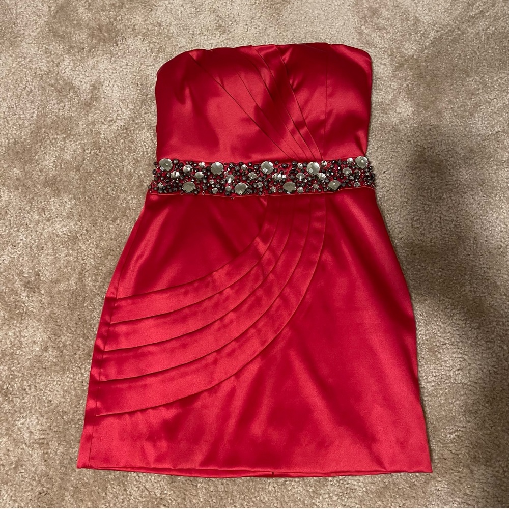 Red Faviana Cocktail Dress